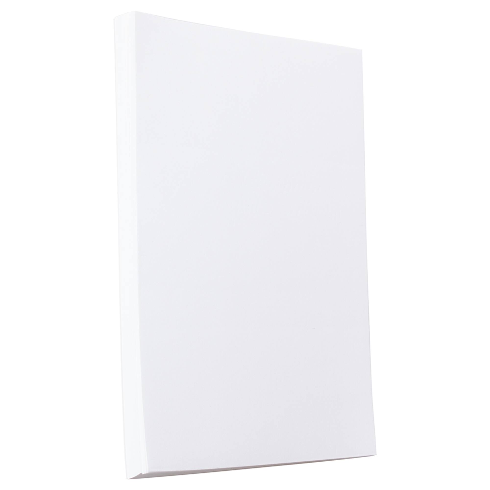 JAM Paper Ultimate White Wove 6" x 9" 24lb. Strathmore Paper, 100 Sheets